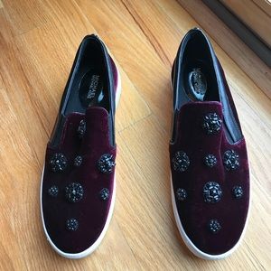 Michael Kors Velvet Keaton Sneakers